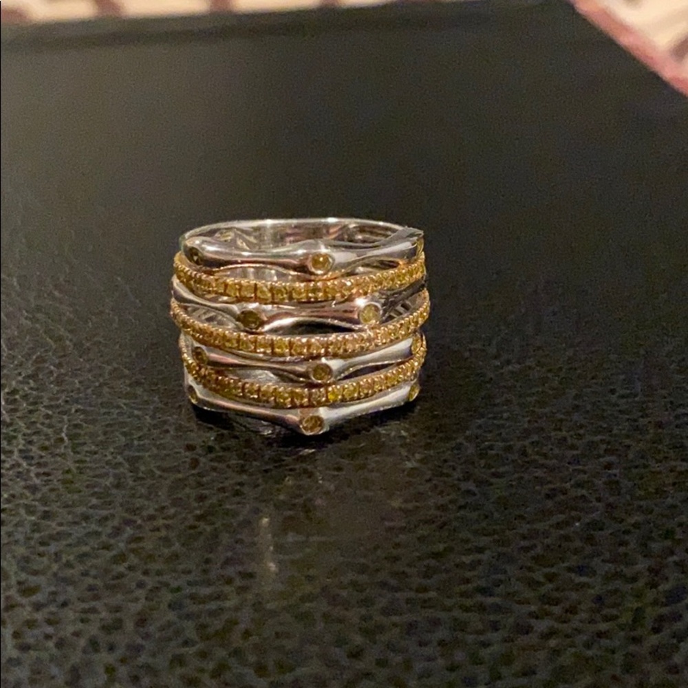Yellow diamond ring - Picture 3 of 5